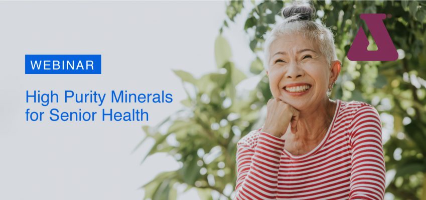 New Webinar! High Purity Minerals for Senior Health