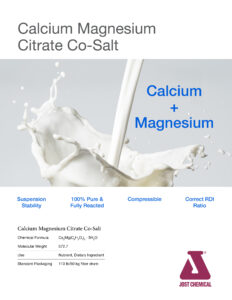 Calcium Magnesium Citrate Co-Salt