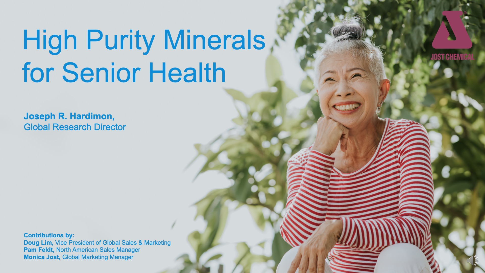 High Purity Minerals for Senior Health cover
