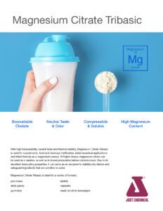 Magnesium Citrate Tribasic brochure